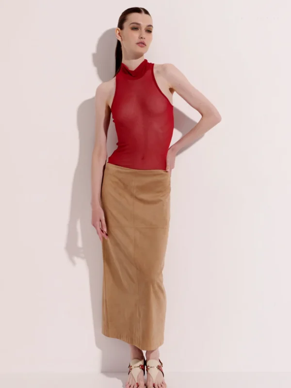 Sanguine Red Mesh Body