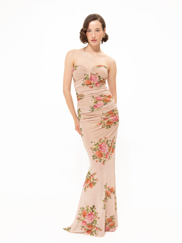 Pink Romance Strapless Mesh
