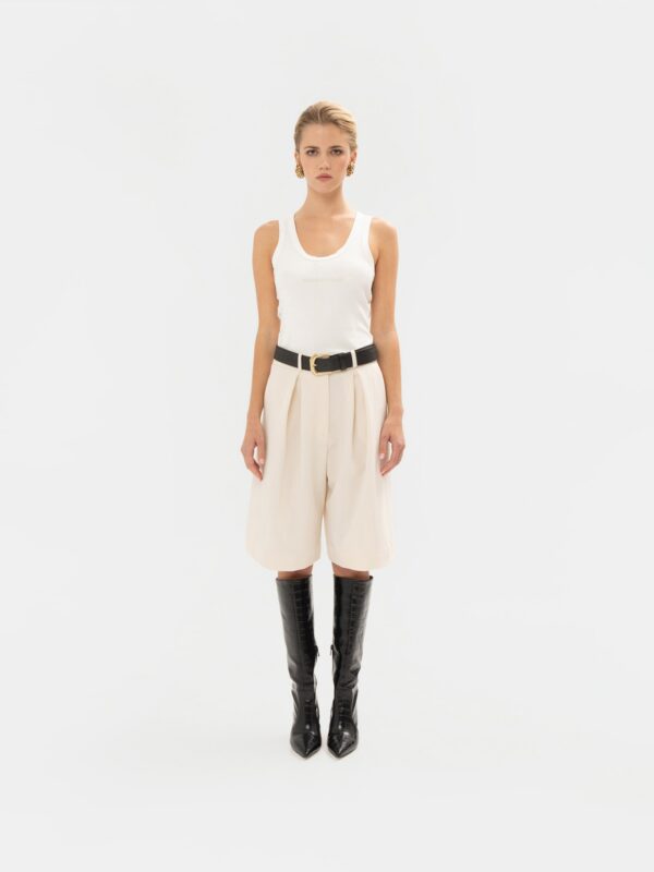 Cream Jupe Culotte