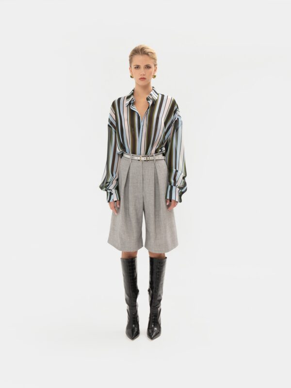 Grey Jupe Culotte