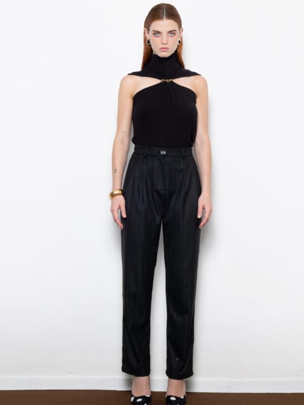 Frankie Black Stripe Pants