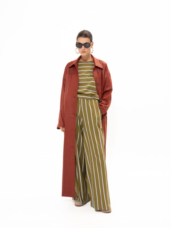 Striped Olive Pants