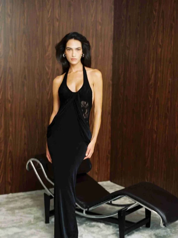 Stephani Black Dress