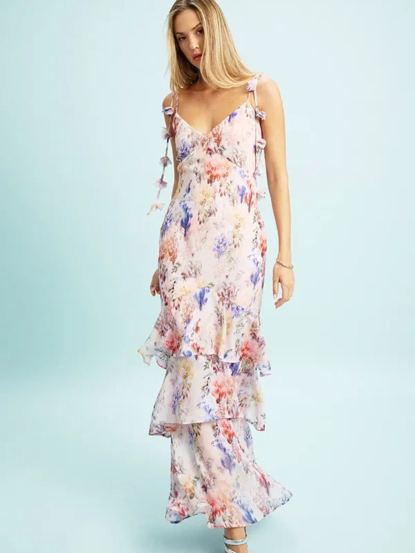 Andres Floral Maxi Dress